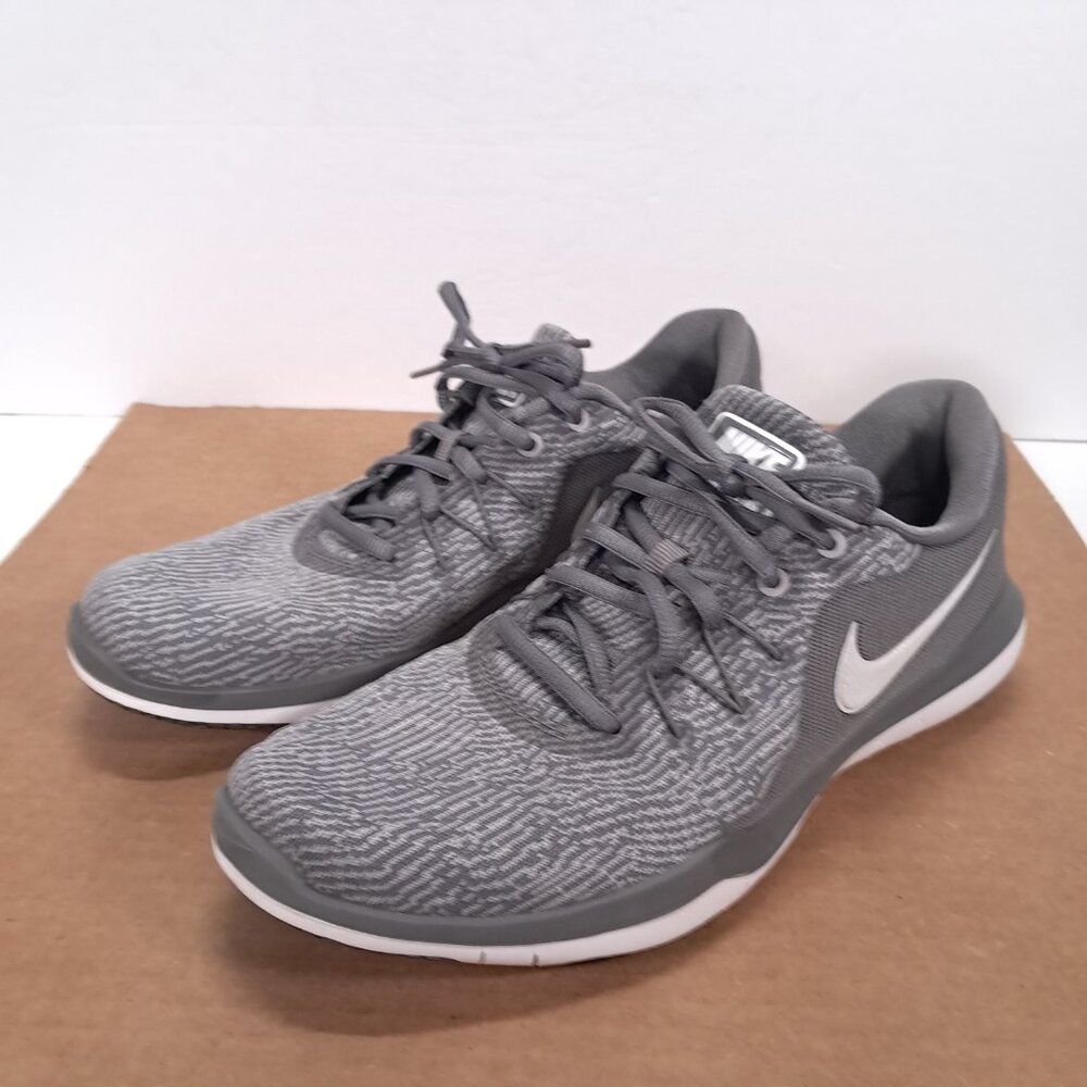 Nike Flex Supreme TR6 Athletic Shoes Women 9.5 Gray Running Sneakers 909014-019